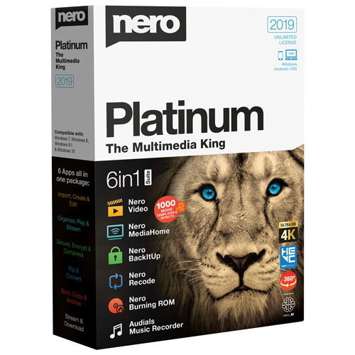 Nero Platinum 2019 Suite 20.0.072 Full - Phần mềm ghi đĩa đa năng