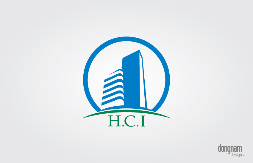 Thiết kế logo công ty xây dựng kiến trúc HCI