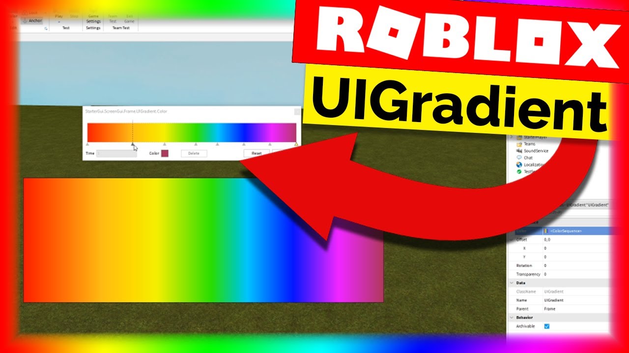 UIGradient - Roblox Tutorial - YouTube
