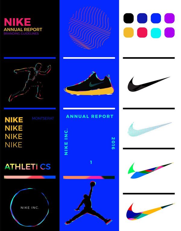 Bộ nhận diện thương hiệu Nike