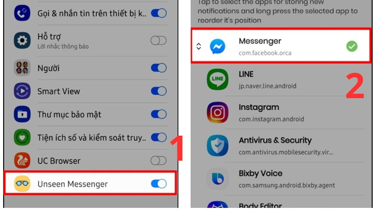 Bước 3: Đọc tin nhắn Messenger đã thu hồi trên điện thoại iPhone